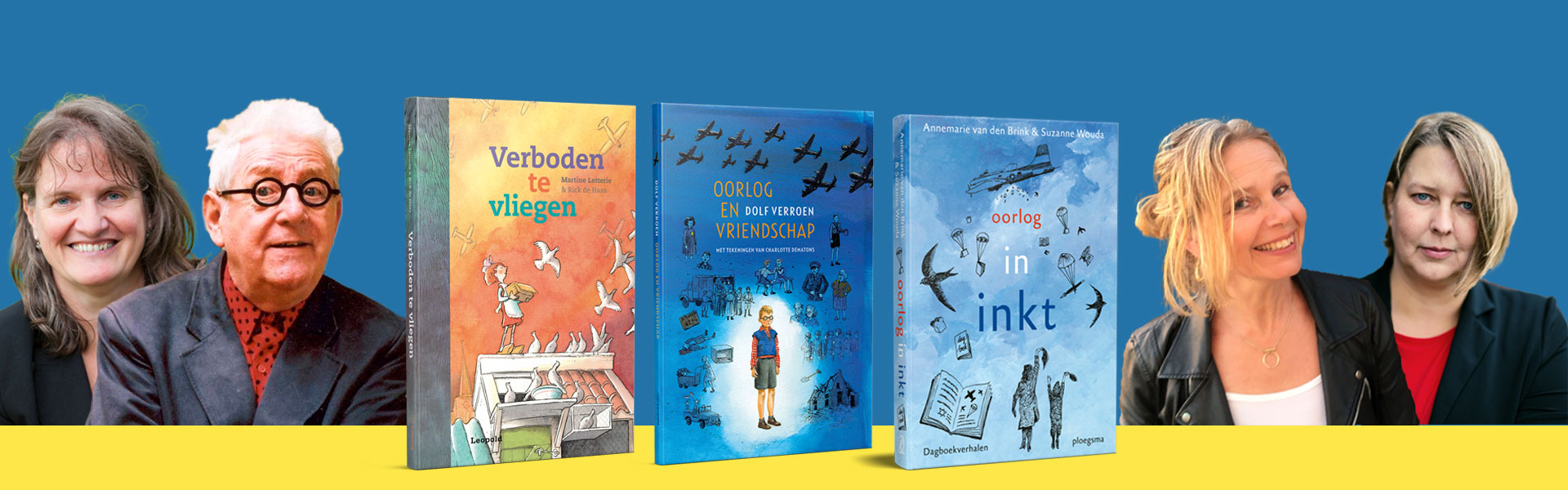 Schrijver in beeld - thema: oorlog