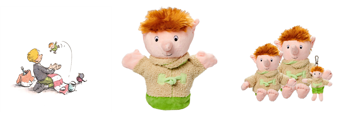 De Gorgels – Bobba handpop 21 cm - Jochem Myjer, Rick de Haas