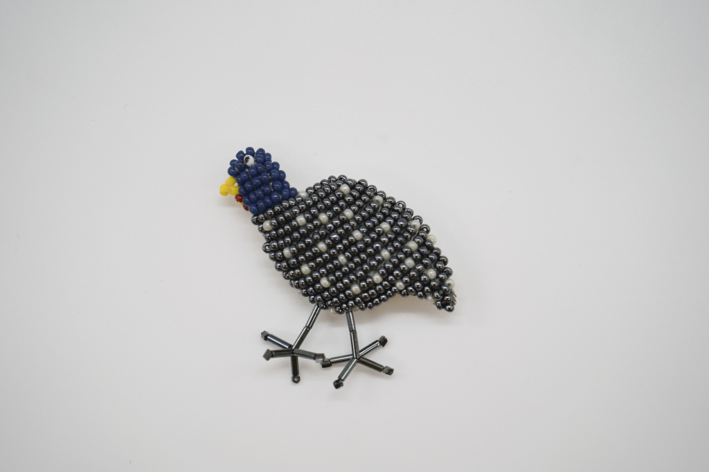 Voorbeeld De pareldief vogel