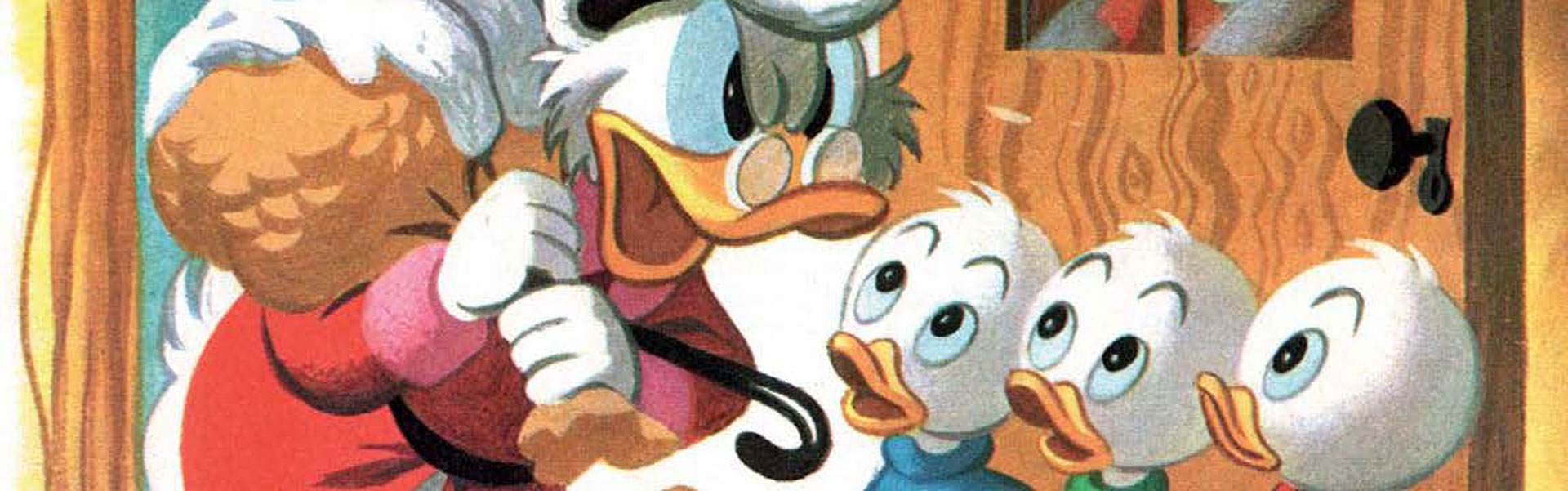 Een gouden kerst met donald duck