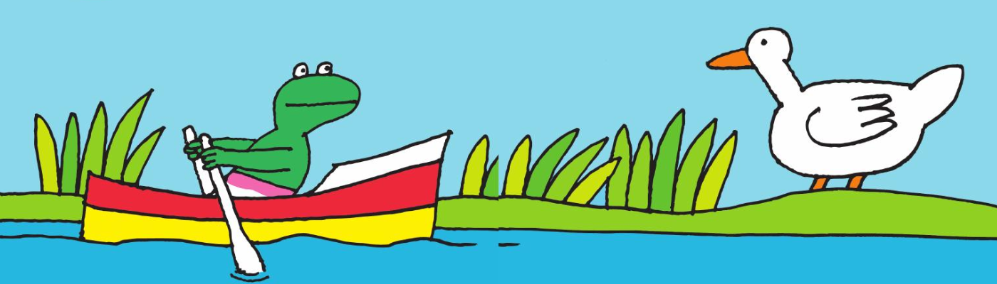 Kikker in het water