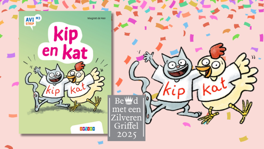 Zilveren Griffel voor kip en kat – een strip op AVI M3-niveau