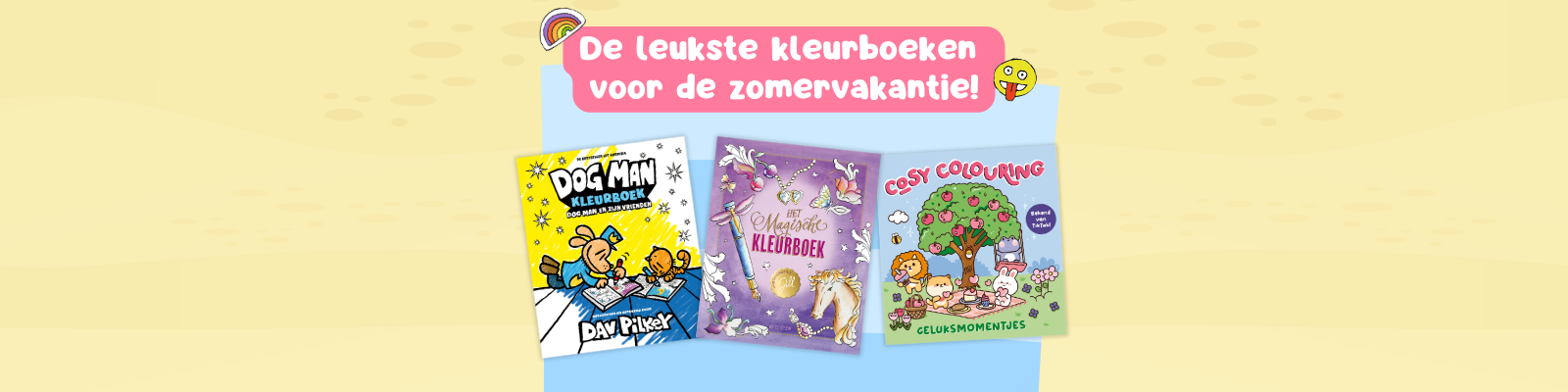 Verveel je deze zomer geen moment met deze kleurboeken!