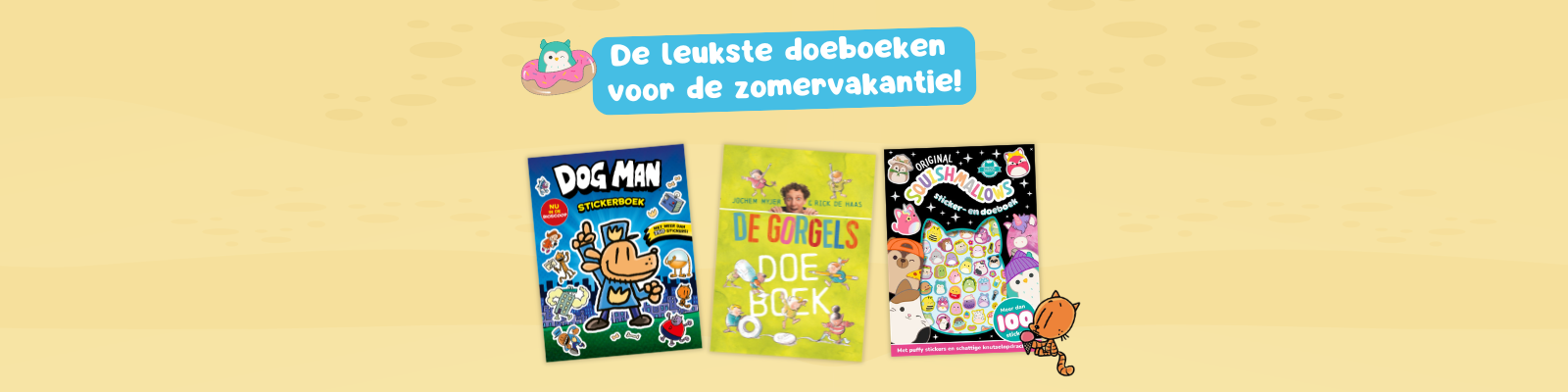De leukste doeboeken voor op vakantie!