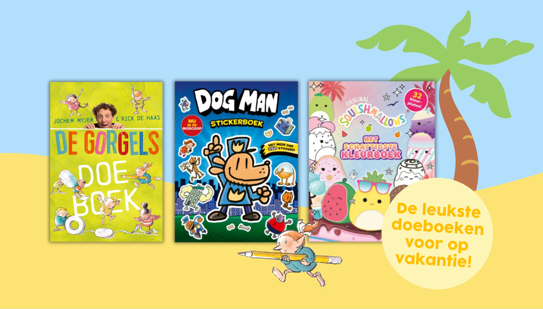 De leukste doeboeken voor op vakantie!