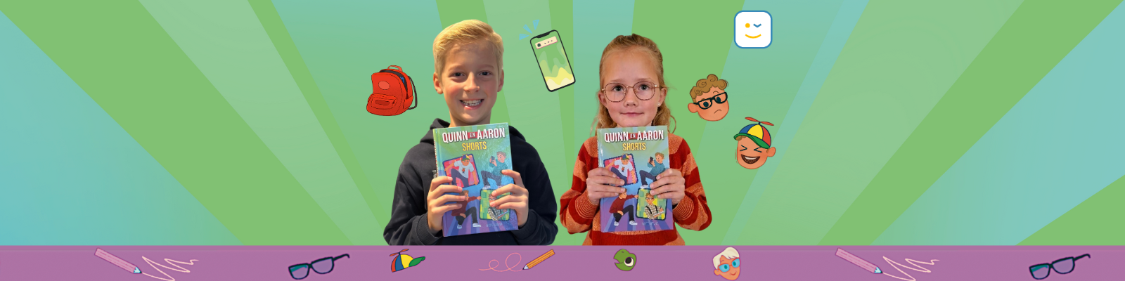 Ons Kinderpanel leest: ‘Quinn en Aaron Shorts'
