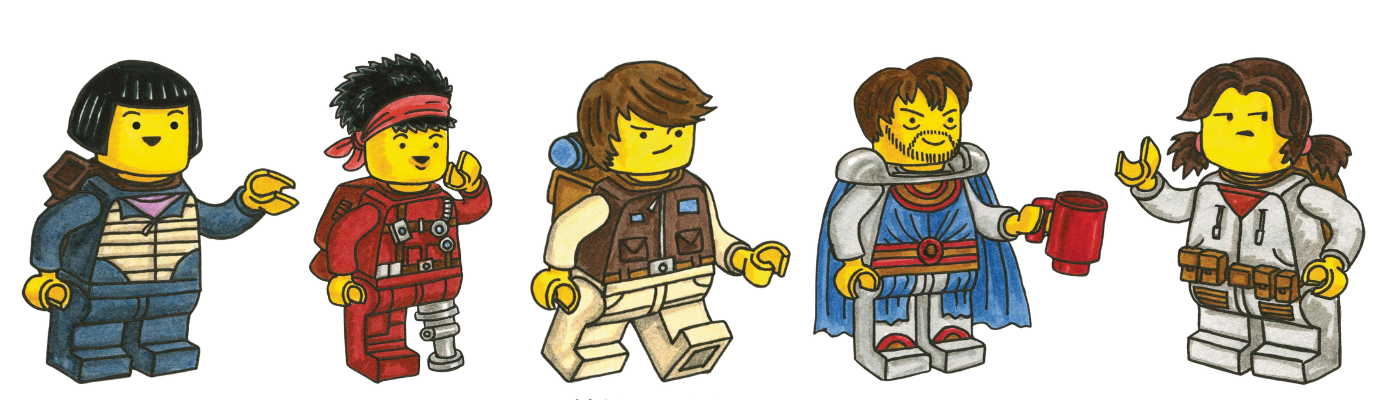 LEGO Nikolas Nurdblok en de verloren steen