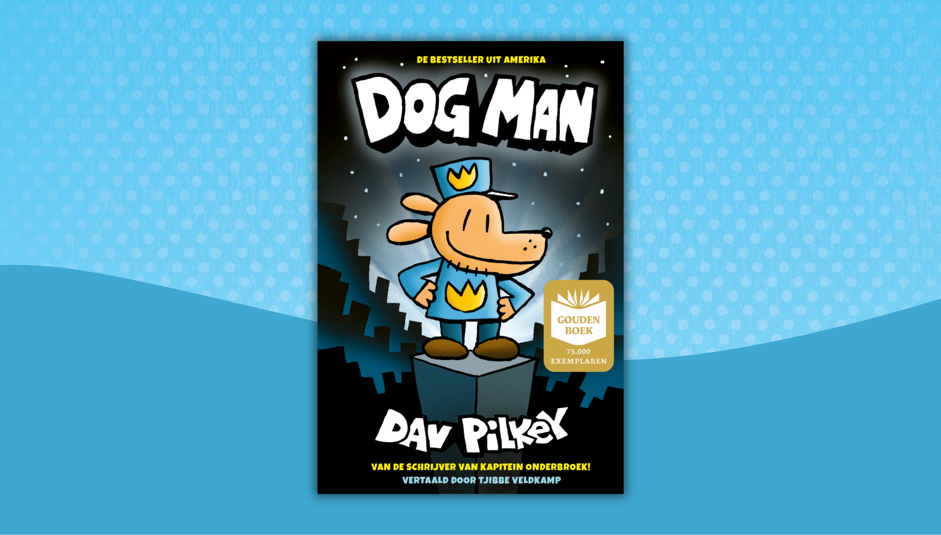 Gouden boek voor Dog Man!