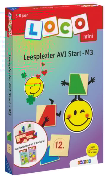 Loco mini pakket Leesplezier AVI Start – M3