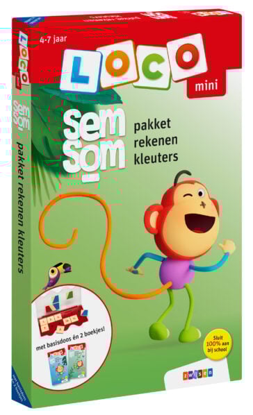 Loco mini semsom rekenen kleuters pakket