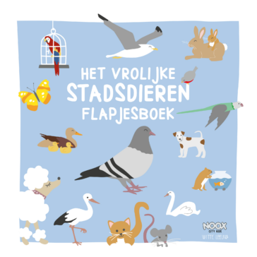 Het vrolijke stadsdieren flapjesboek