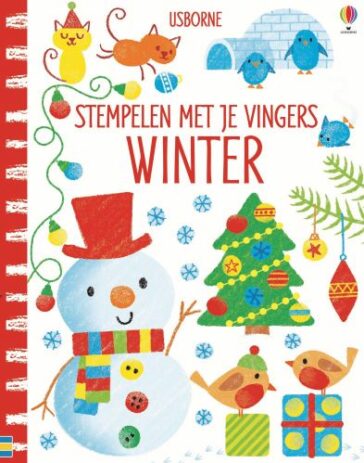 Stempelen met je vingers Winter