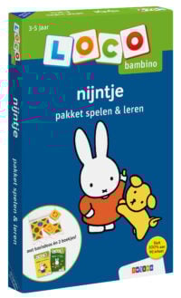 Loco Bambino - nijntje pakket spelen & leren 3-5 jaar - 