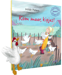 Kipjes – Kom maar, kipjes! PAKKET (boek + knuffeltje) - Hilde Peters