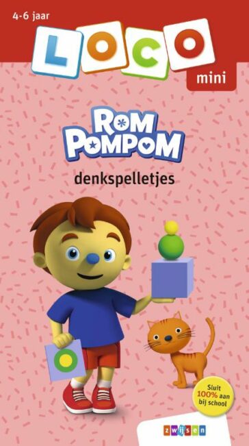 Rompompom denkspelletjes 4-6 jaar