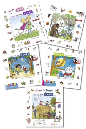 Pakket 2 kleuters samenleesboeken (5 titels)