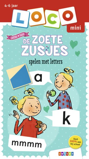 De Zoete Zusjes spelen met letters 4-6 jaar