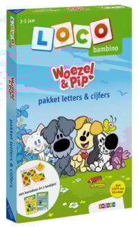 Loco bambino Woezel & Pip pakket letters & cijfers - 