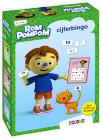 Rompompom - Rompompom cijferbingo - Katrien van Schuylenbergh