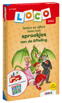 Loco Mini – Loco mini pakket letters en cijfers leren met sprookjes van de Efteling - 