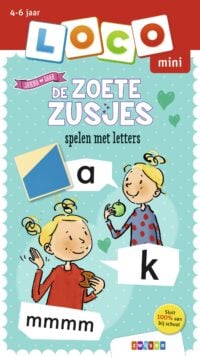 Loco mini De Zoete Zusjes spelen met letters - Hanneke de Zoete, Iris Boter
