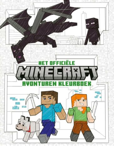 Het officiële Minecraft avonturen kleurboek