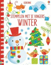 Stempelen met je vingers Winter -