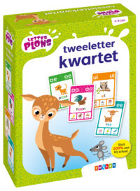 Letterplons – tweeletterkwartet 4-8 jaar - Katrien van Schuylenbergh