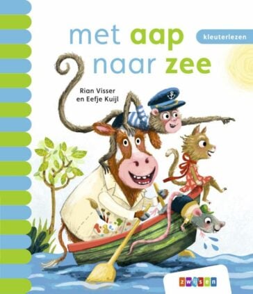 met aap naar zee