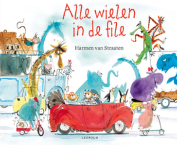 Alle wielen in de file