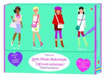 Grote mode stickerboek: Zelf mode ontwerpen – Geschenkdoos