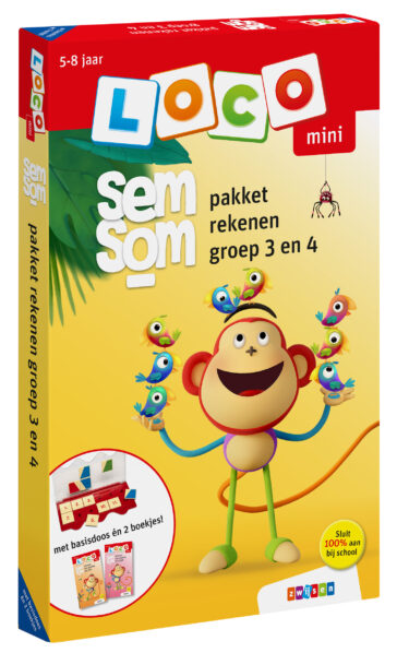 Loco mini semsom rekenen groep 3 en 4 pakket