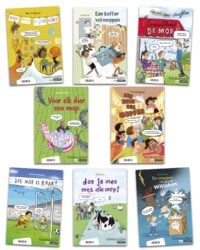 Toneellezen - Pakket Toneellezen Moppen groep 3 en 4 (8 titels) - 