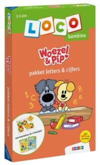 Loco bambino Woezel & Pip pakket letters & cijfers - 