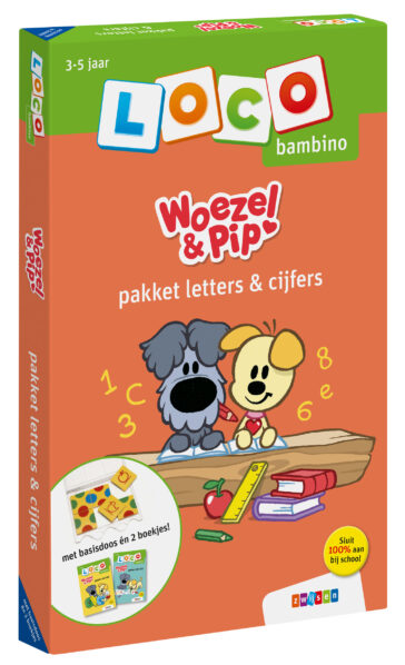 Loco Bambino - Loco bambino Woezel & Pip pakket letters & cijfers