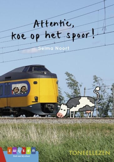 Attentie, koe op het spoor!