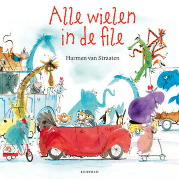 Alle wielen in de file