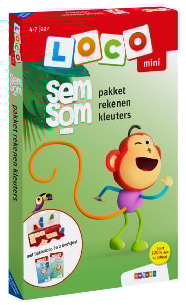 Loco mini semsom rekenen kleuters pakket