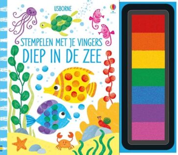 Stempelen met je vingers Diep in de zee