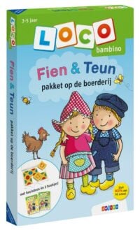 Loco bambino pakket Fien & Teun op de boerderij - Anet van de Vorst