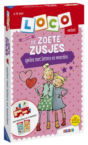 Loco mini De Zoete Zusjes spelen met letters en woorden 4-8 jaar - Hanneke de Zoete & Iris Boter