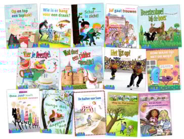 Pakket Leesserie Estafette groep 4 (14 titels)